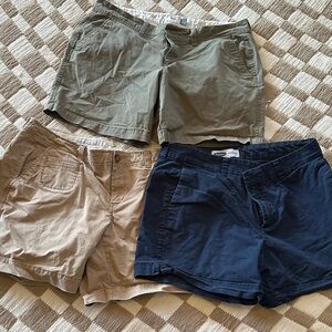 Old Navy Brand Women's Casual Shorts - Olive, Khaki, and Navy